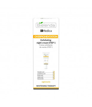 Bielenda Крем Dr Medica OVERPIGMENTATION Крок 1 відлущуючий нічний, 30 мл