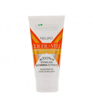 Bielenda Емульсія для вмивання обличчя Neuro Glicol, Vit. C відлущувальна, 150 мл