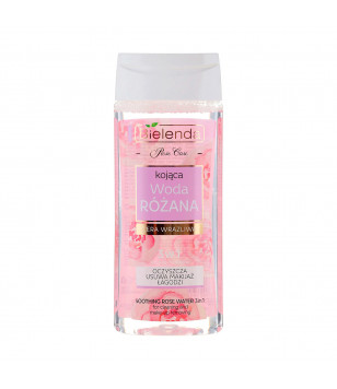 Bielenda Тонік для обличчя Rose Care заспокійлива рожева вода 3 в 1, 200 мл