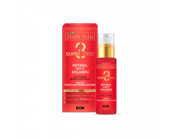 Bielenda Сироватка нічна активно відновлююча проти зморшок SUPER TRIO RETINOL, VIT C, COLLAGEN, 30 мл
