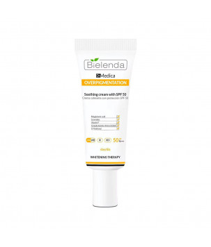 Bielenda Заспокійливий крем з SPF50 Dr Medica OVERPIGMENTATION, 50 мл