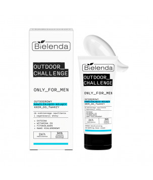 Bielenda Зволожуючий і заспокійливий крем для обличчя Only For Men Outdoor Challenge, 50 мл