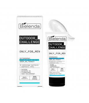 Bielenda Зволожуючий і заспокійливий крем для обличчя Only For Men Outdoor Challenge, 50 мл