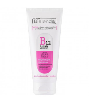 B12 BEAUTY VITAMIN Високозволожуюче молочне масло для тіла з вітамінами Bielenda, 200 мл
