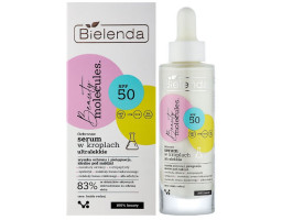 BEAUTY MOLECULES Захисна ультралегка сироватка у краплях SPF 50 Bielenda, 30 мл