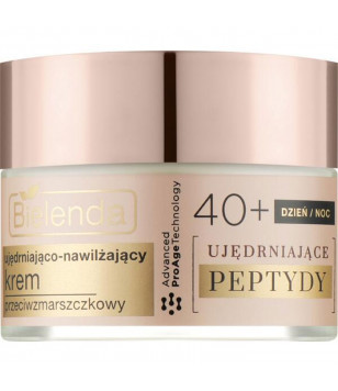 FIRMING PEPTIDES Зміцнюючий і зволожуючий крем проти зморшок 40+ день/ніч Bielenda, 50 мл