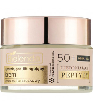FIRMING PEPTIDES Підтягуючий і ліфтинговий крем проти зморшок 50+ день/ніч Bielenda, 50 мл