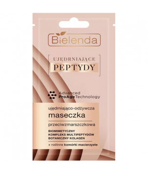 FIRMING PEPTIDES Зміцнююча та живильна маска проти зморшок Bielenda, 8г
