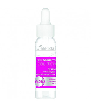 SKIN ACADEMY SOLUTION Відновлююча сироватка проти зморшок Bielenda, 30 мл