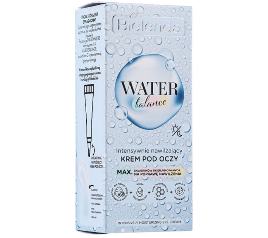 WATER BALANCE Інтенсивно зволожуючий крем під очі Bielenda, 15 мл