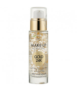 MAKE-UP ACADEMIE GOLD 24K Розгладжуюча та заспокійлива основа під макіяж із золотом 24k Bielenda, 30г