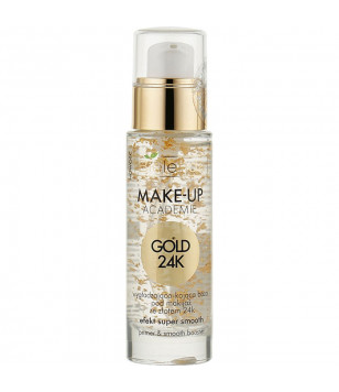 MAKE-UP ACADEMIE GOLD 24K Розгладжуюча та заспокійлива основа під макіяж із золотом 24k Bielenda, 30г