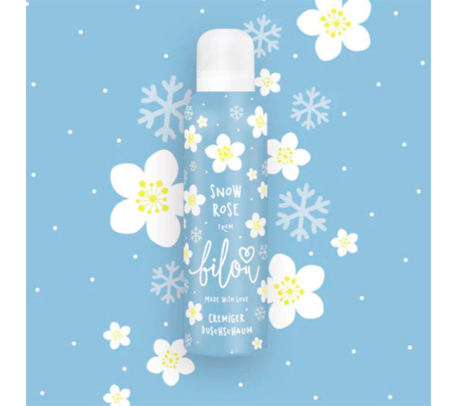 Пінка для душу Bilou Snow Rose, 200 мл