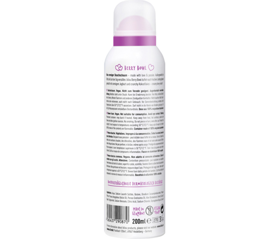 Пінка для душу Bilou BERRY BOWL, 200 мл
