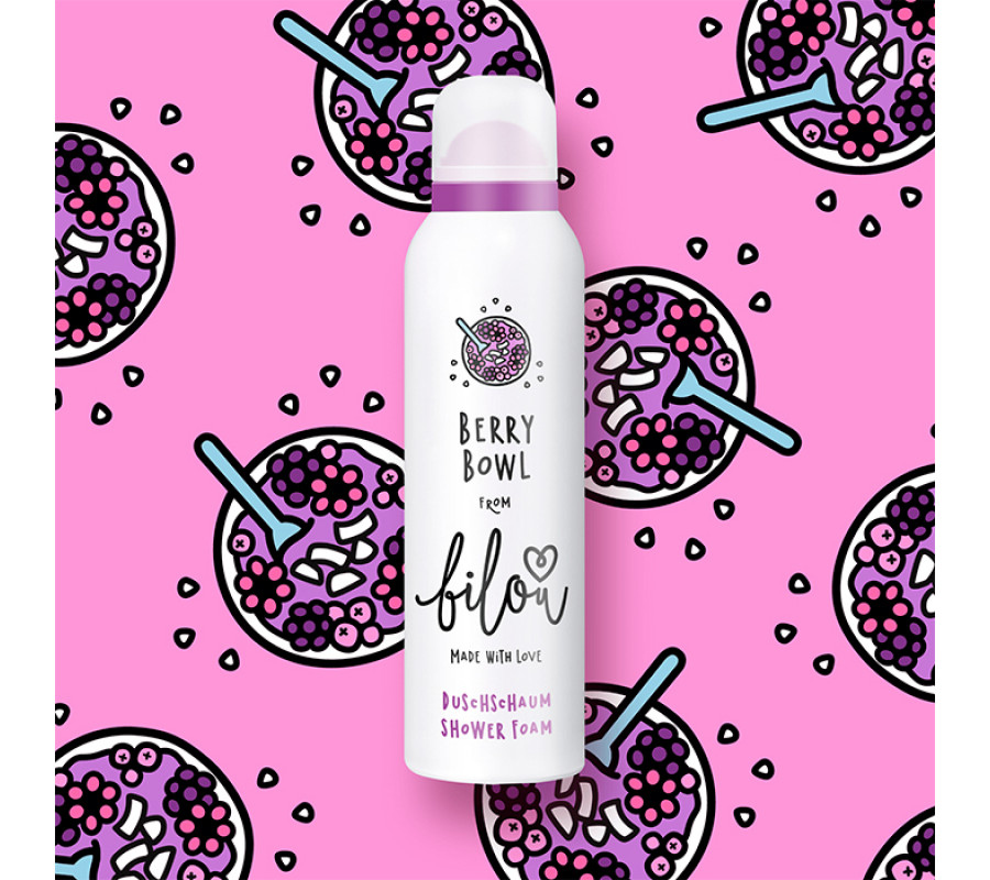 Пінка для душу Bilou BERRY BOWL, 200 мл