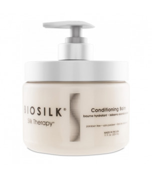 Бальзам-кондиціонер для волосся після хімічної завивки Silk Therapy Conditioning Balm Biosilk, 325 мл