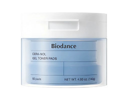 Зволожуючі тонер-пади гелеві з керамідами Cera-Nol Gel Toner Pads Biodance, 60 шт