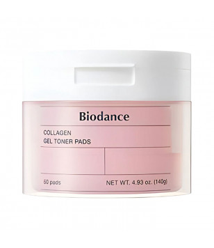 Зволожуючі гелеві тонер-пади з колагеном Collagen Gel Toner Pads Biodance, 60 шт
