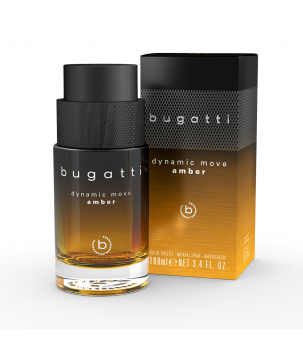 Bugatti Туалетна вода для чоловіків Dynamice Move amber, 100 мл