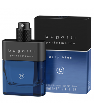 Bugatti Туалетна вода для чоловіків Performance Deep blue, 100 мл