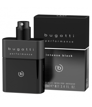 Bugatti Туалетна вода для чоловіків Performance Intense black, 100 мл
