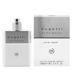 Bugatti Туалетная вода Perfomance Silver, 100 мл (шт.), 100 мл