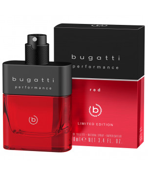 Bugatti Туалетна вода для чоловіків Performance Red , 100 мл