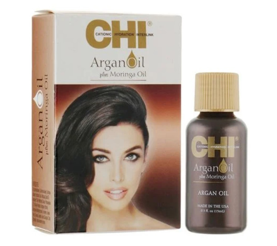 CHI Argan Oil Plus Moringa Oil — восстанавливающее масло для волос, 15 мл