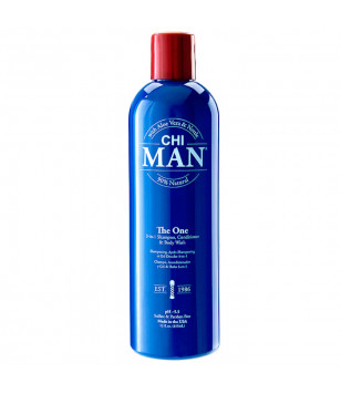Шампунь, кондиціонер і гель для душу MAN Hair&Body 3 в 1 CHI, 355 мл