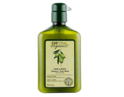 Шампунь для волосся і тіла, з оливою Olive Organics Hair And Body Shampoo Body Wash CHI, 340 мл