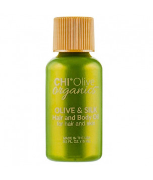 Шовкова олія для волосся та тіла Olive Organics Olive & Silk Hair and Body Oil CHI, 15 мл