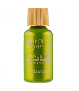 Шовкова олія для волосся та тіла Olive Organics Olive & Silk Hair and Body Oil CHI, 15 мл