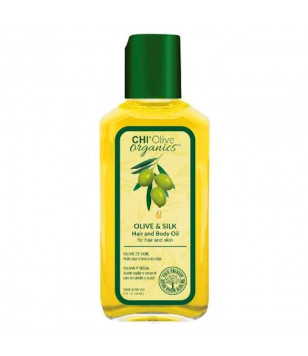 Шелковое масло для волос и тела Olive Organics Olive & Silk Hair and Body Oil CHI, 59 мл