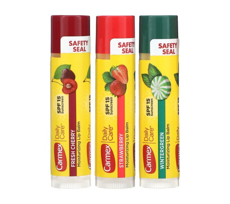 Набір бальзамів для губ у стіках Carmex, 3*4.25 г