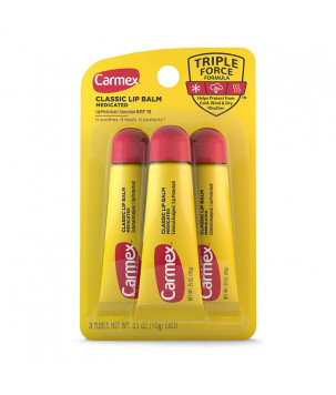 Набір бальзамів для губ у тюбах Carmex, 3*10 г