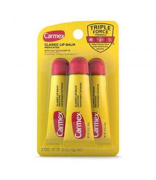 Набір бальзамів для губ у тюбах Carmex, 3*10 г