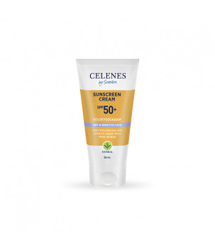 Celenes Сонцезахисний крем для сухої та чутливої шкіри SPF 50+ Herbal Sunscreen Cream Spf 50+ Dry & Sensitive,