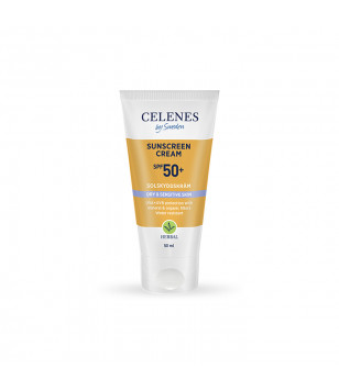 Celenes Сонцезахисний крем для сухої та чутливої шкіри SPF 50+ Herbal Sunscreen Cream Spf 50+ Dry & Sensitive,