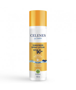Celenes Сонцезахисний рослинний спрей-лосьйон для дітей Herbal Sunscreen Spray Lotion Kids SPF 50+ UVA/UVB Fil