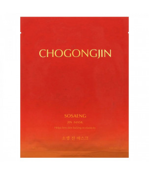 Маска для обличчя для пружності та сяйва Sosaeng Jin Mask Chogongjin, 40 г
