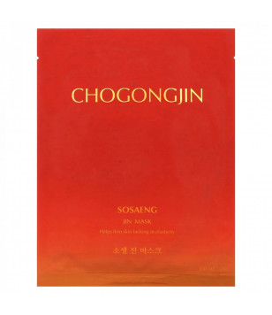 Маска для лица для упругости и сияния Sosaeng Jin Mask Chogongjin, 40 г