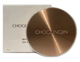 Chogongjin BB Pact Vanilla №21N SPF 50+ PA++++ — тональна основа-кушон ваніль, 15 г