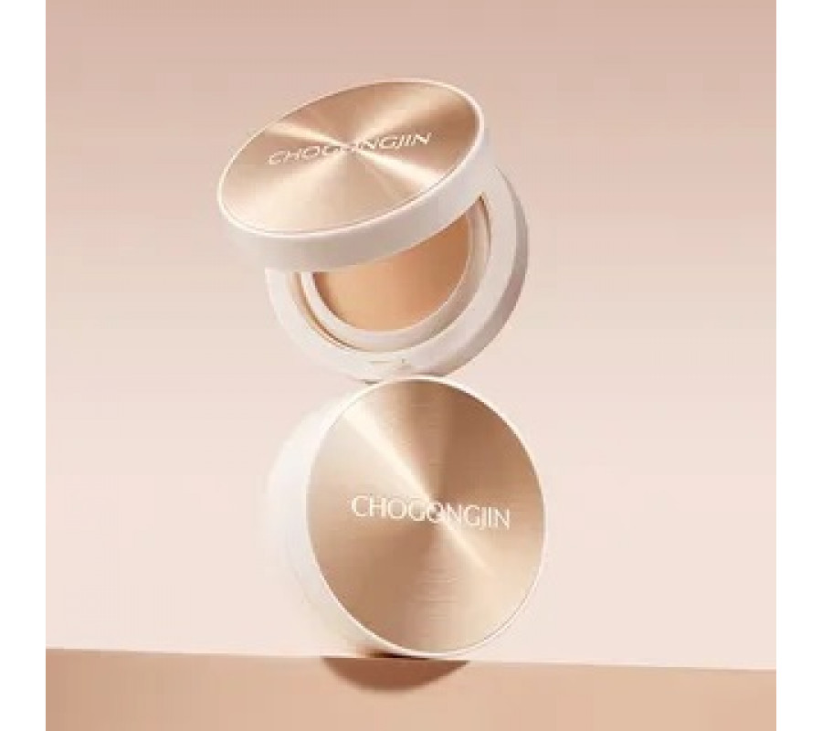Chogongjin BB Pact Vanilla №21N SPF 50+ PA++++ — тональна основа-кушон ваніль, 15 г