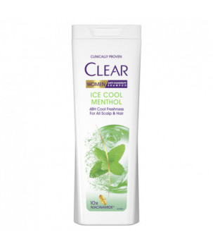 Шампунь проти лупи для жінок "Крижана свіжість з ментолом" Clear, 360 мл