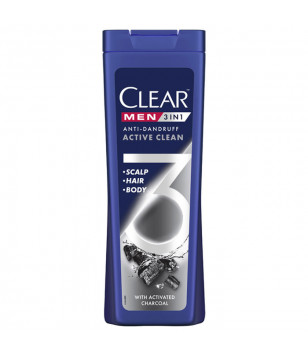 Шампунь, бальзам-ополаскиватель, гель для душа для мужчин 3 в 1  Clear, 360 мл