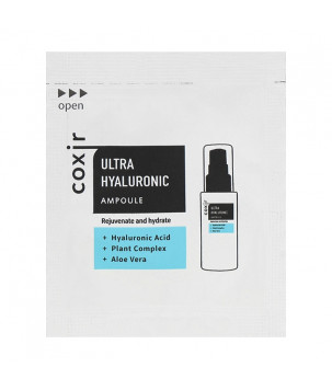 Зволожувальна сироватка з гіалуроновою кислотою Ultra Hyaluronic Ampoule (пробник) Coxir, 2 мл