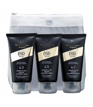 Набір Restructuring & Hair Loss Treatment Simone DSD de Luxe, sham/50 мл + mask/50 мл + serum/50 мл
