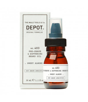 Олія для пом'якшення бороди Shave Specifics 403 Pre-Shave & Softening Beard Oil sweet almond Depot, 30 мл