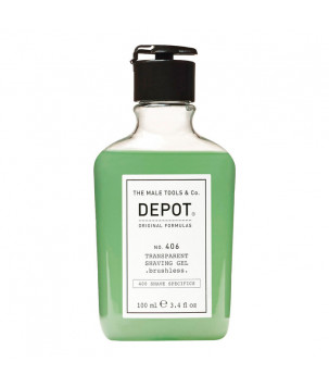 Гель для гоління, без піни Shave Specifics 406 Transparent Shaving Gel Depot, 200 мл