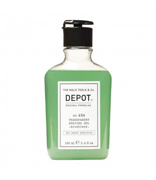 Гель для гоління, без піни Shave Specifics 406 Transparent Shaving Gel Depot, 200 мл